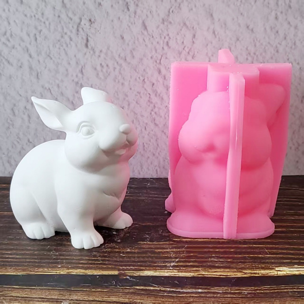 Candle Making Temperature - Plaster Rabbit Ornament High-Temperature Resistant Rabbit
