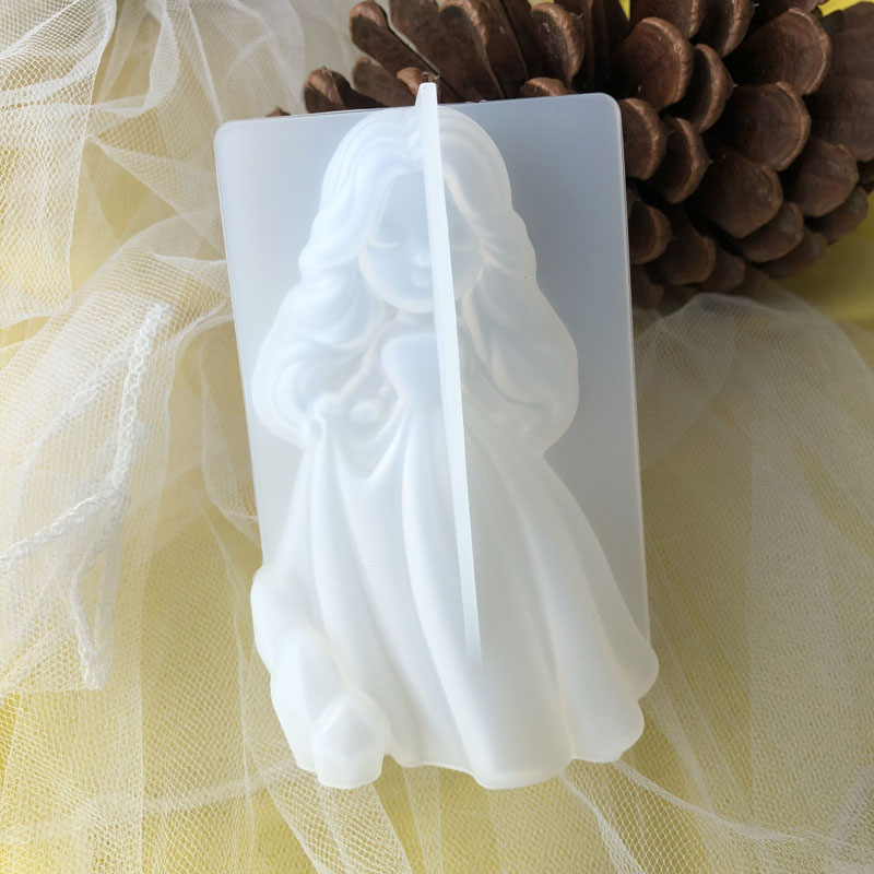 3D Cute Princess Silicone Cand - Candle Making Accessories recension och pris