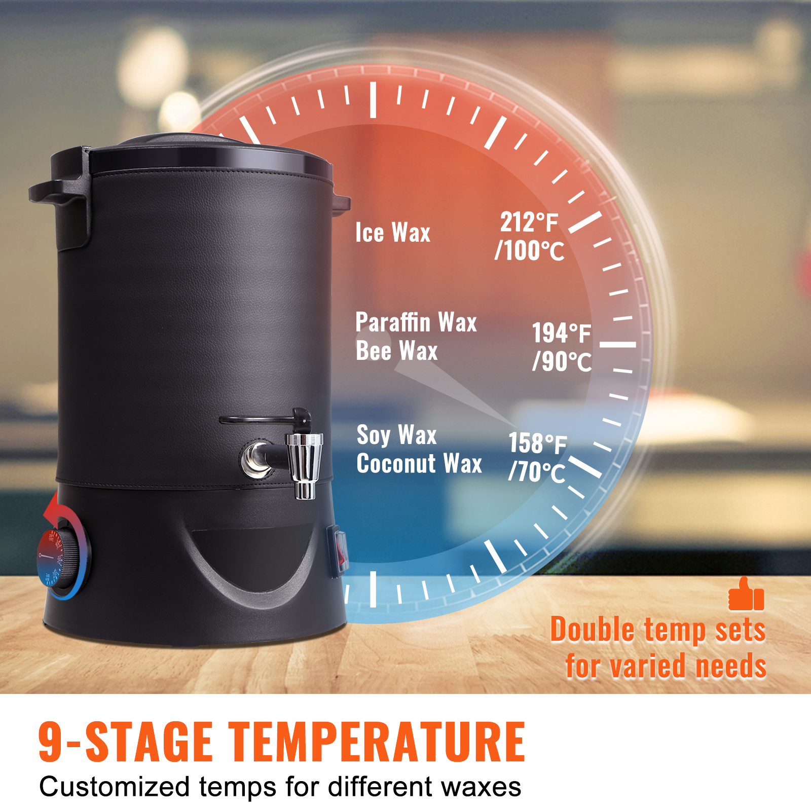 6.5L 10L Wax Melter for Candle - Candle Making Temperature recension och pris