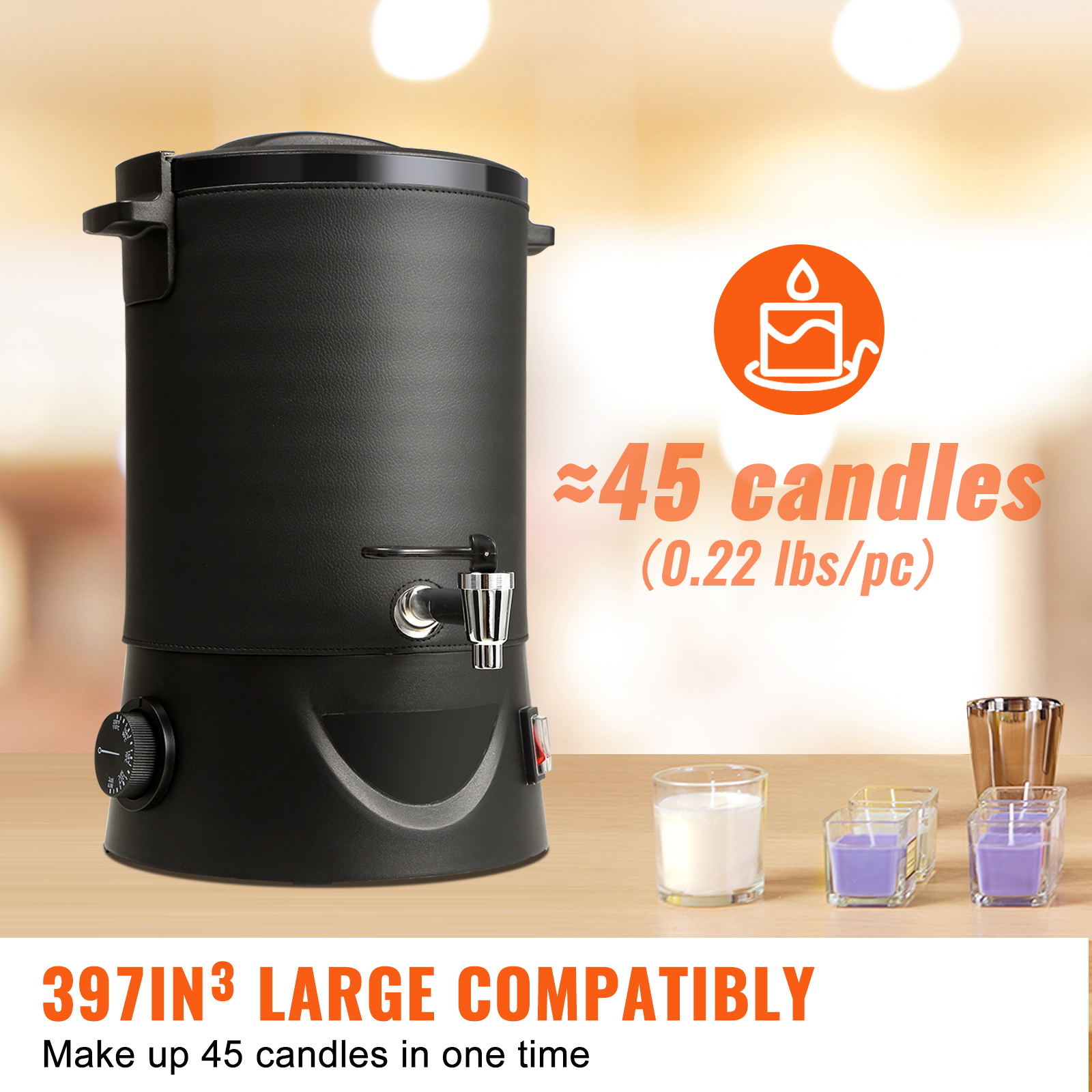 6.5L 10L Wax Melter for Candle - Candle Making Temperature recension och pris