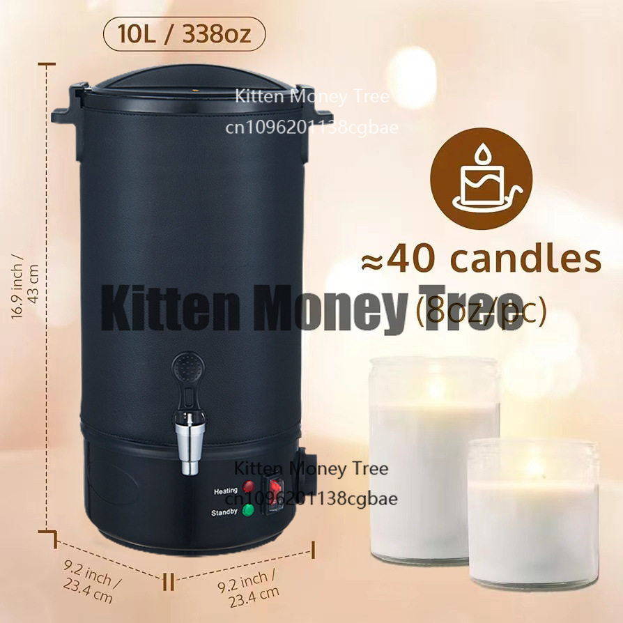 6/8/10L Stainless Steel Wax Me - Candle Making Temperature recension och pris