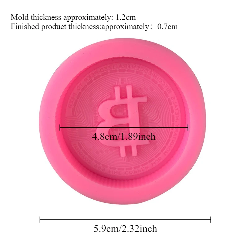 1/3pcs Currency Logo Soap Sili - Candle Making Accessories recension och pris