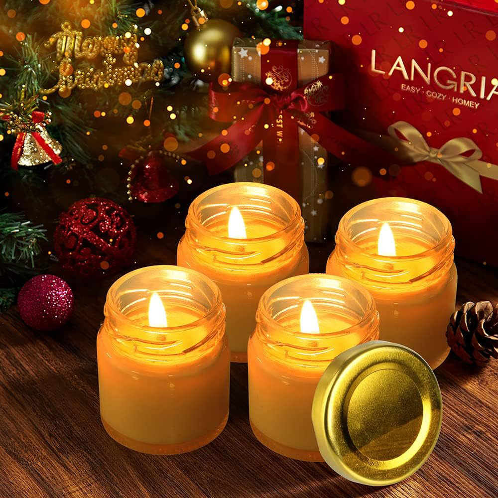 Small Glass Jars with Lids, 1. - Candle Making Jars With Lids recension och pris