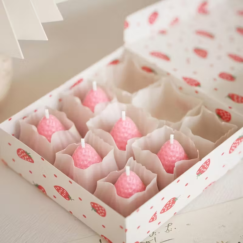 Strawberry Silicone Candle Mol - Candle Making Class recension och pris