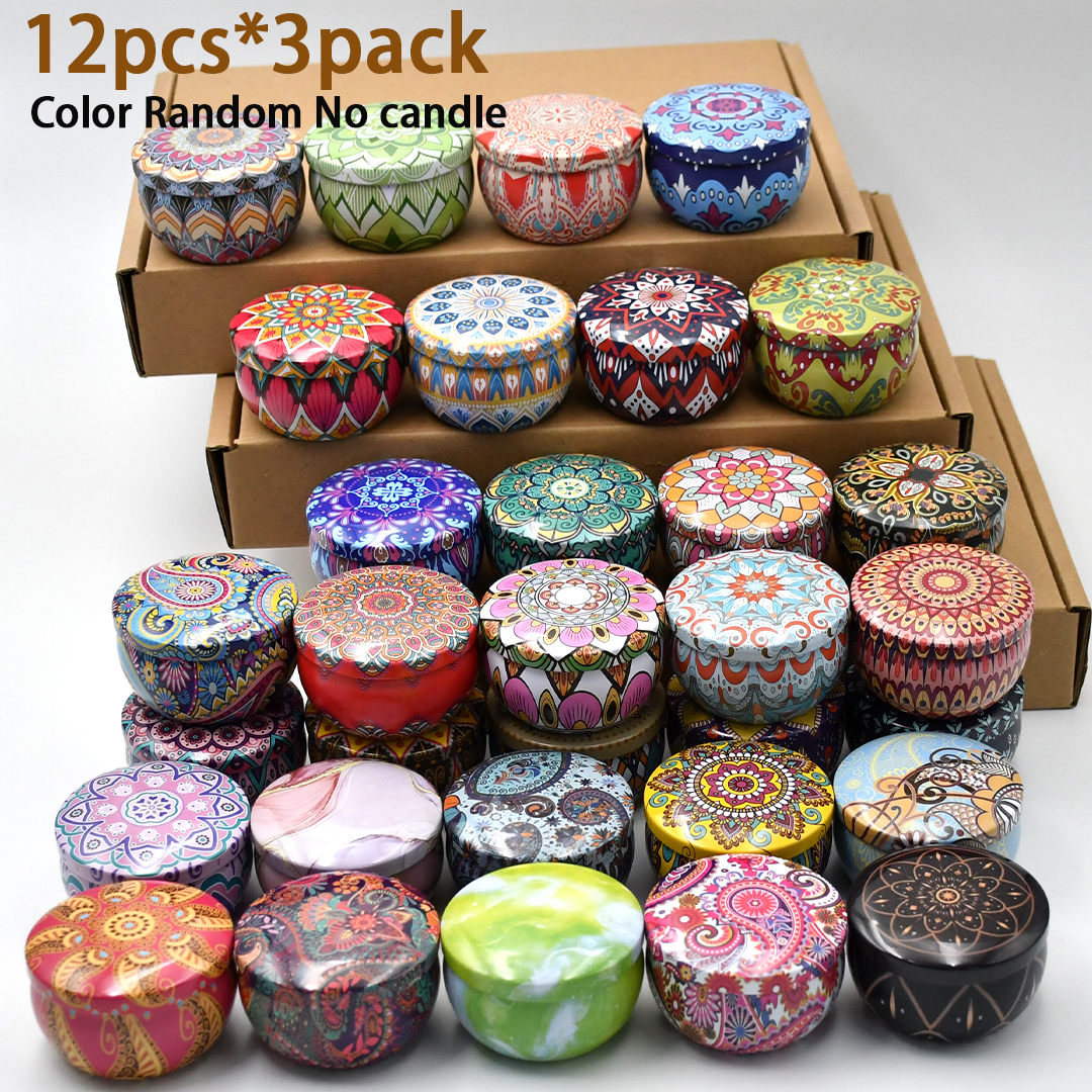 36pcs Metal Candle Jars with L - Candle Making Jars With Lids recension och pris