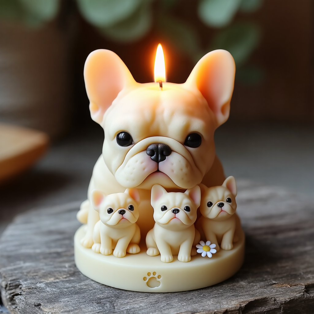 French Bulldog Puppy Paw Print - Candle Making Temperature recension och pris