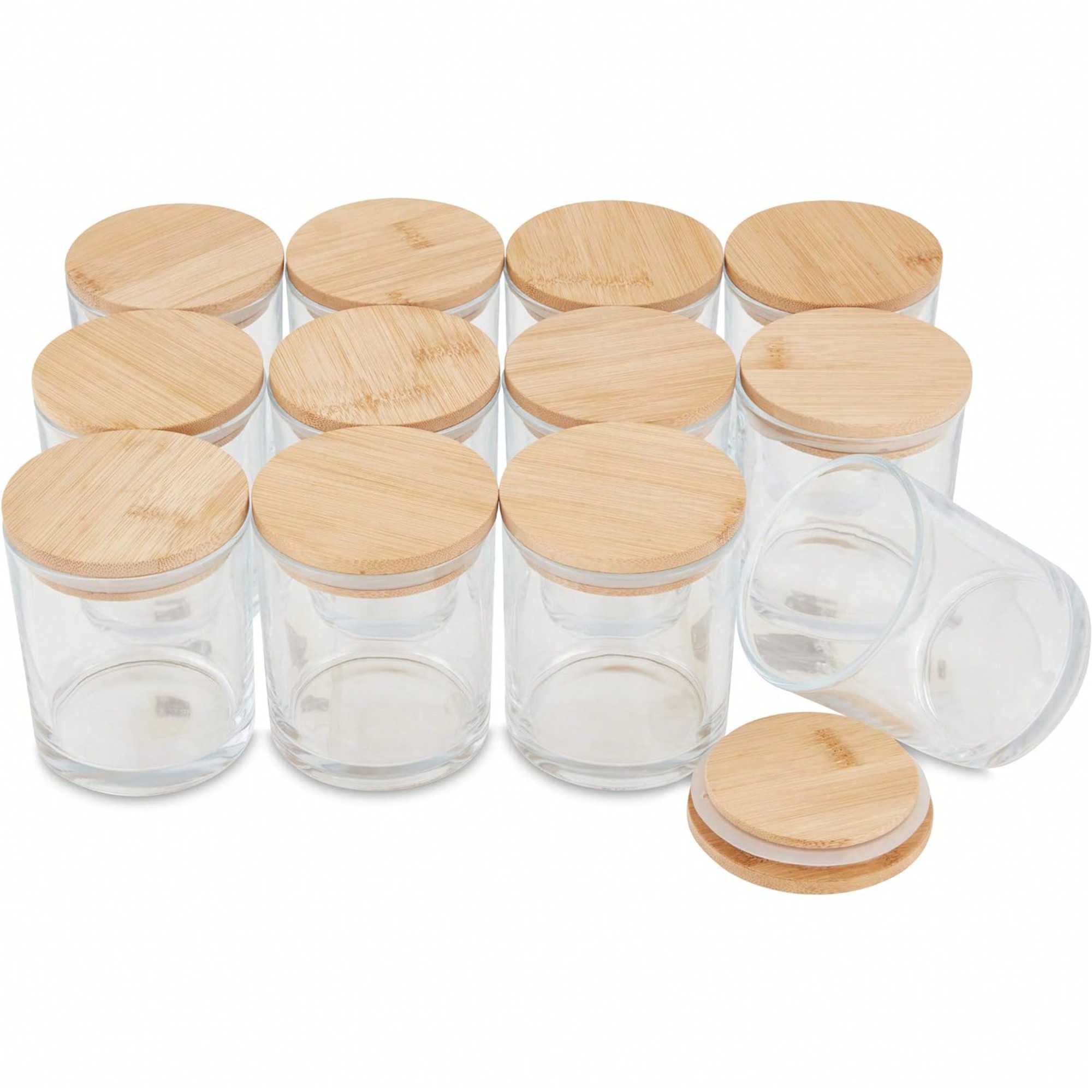 10 Oz. Glass Candle Jars With  - Candle Making Jars With Lids recension och pris