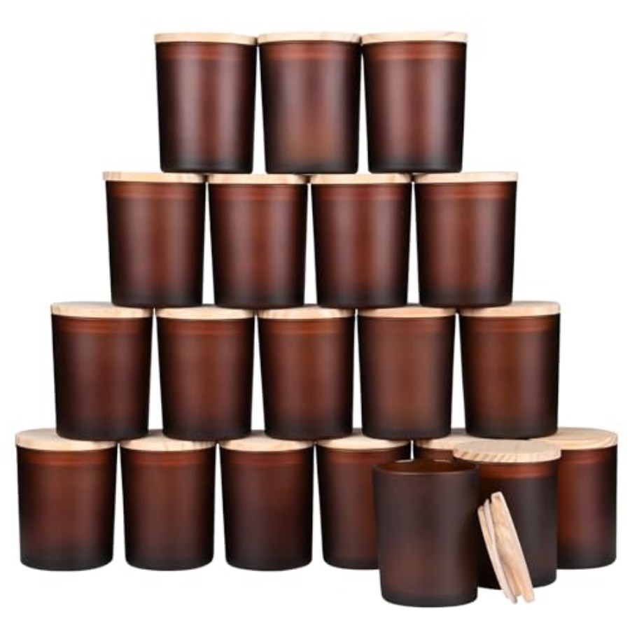 Thick Candle Jars for Making C - Candle Making Jars With Lids recension och pris