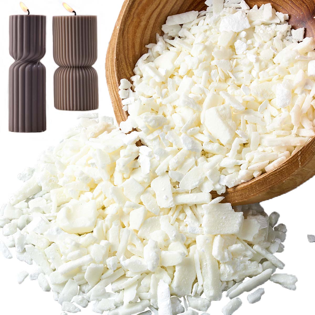 1 Pounds Pure White Soy Wax Fo - Candle Making Accessories recension och pris
