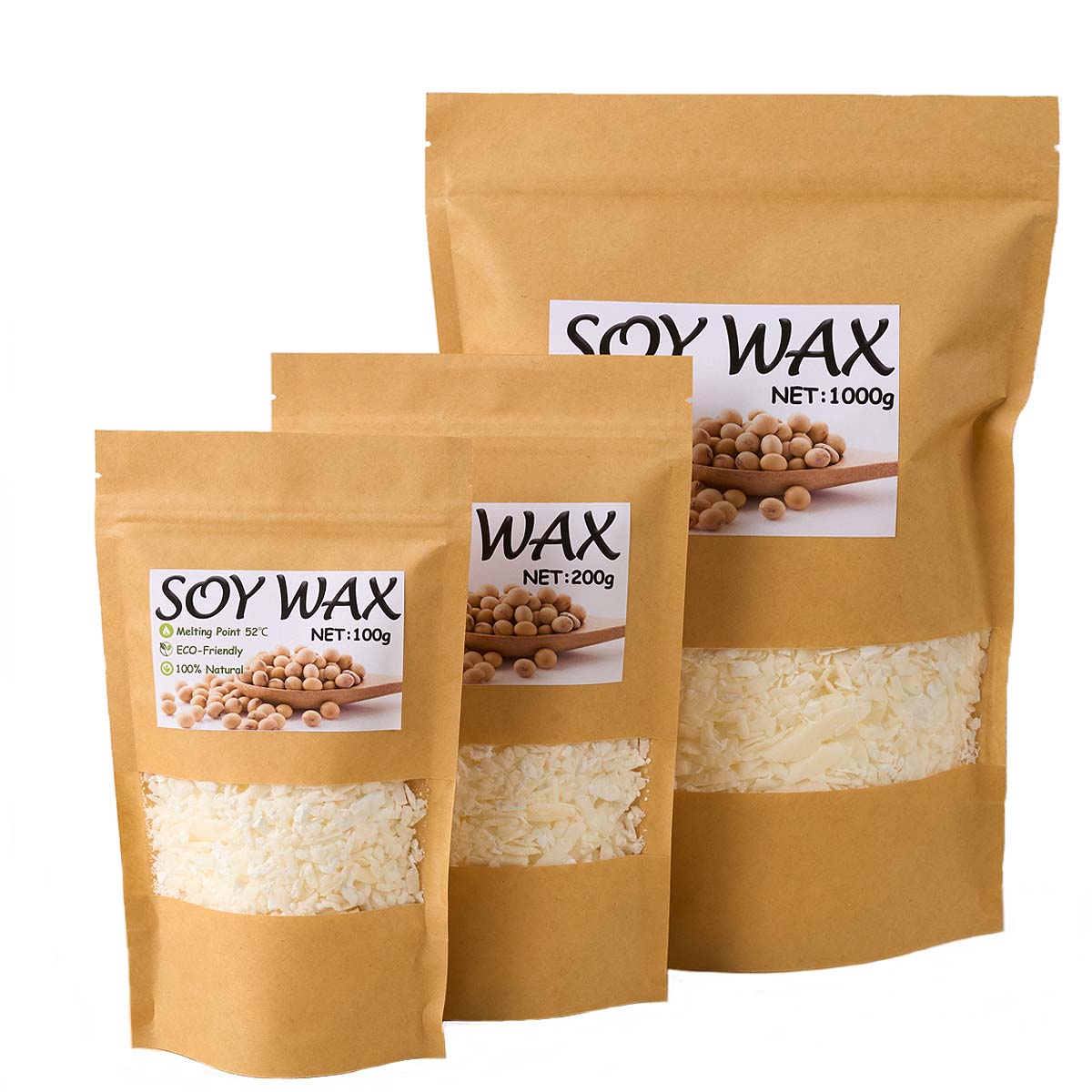 1 Pounds Pure White Soy Wax Fo - Candle Making Accessories recension och pris