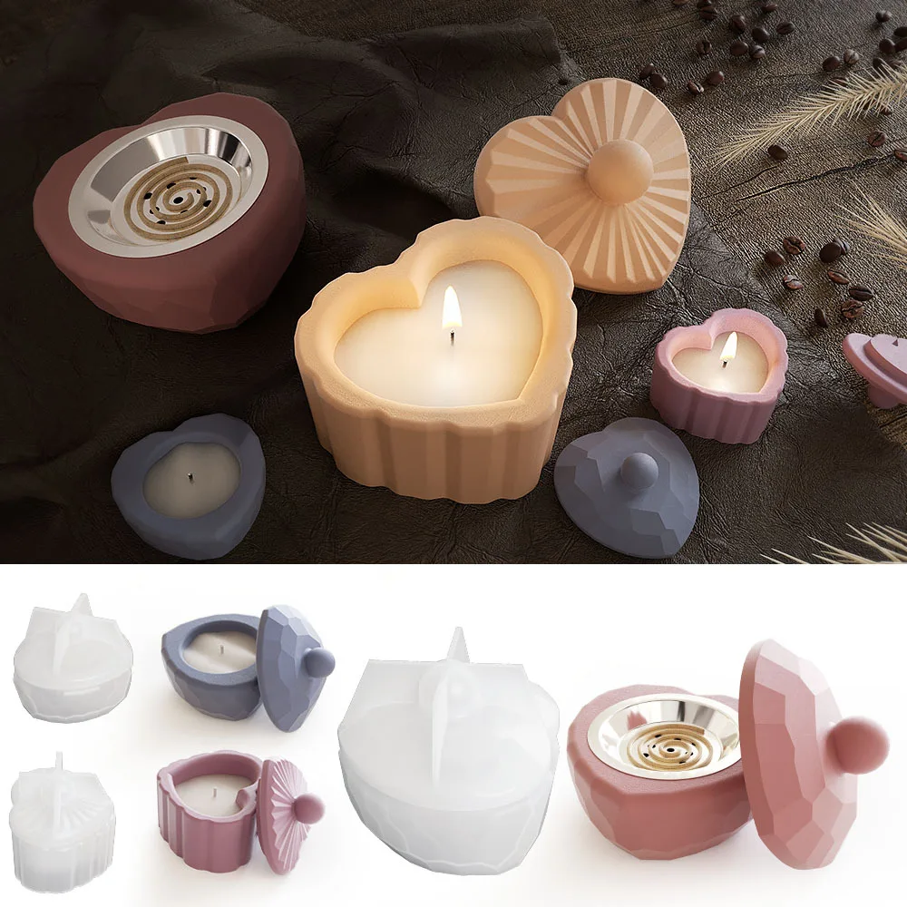 Strip Love Shape Candlestick M - Candle Making Class recension och pris