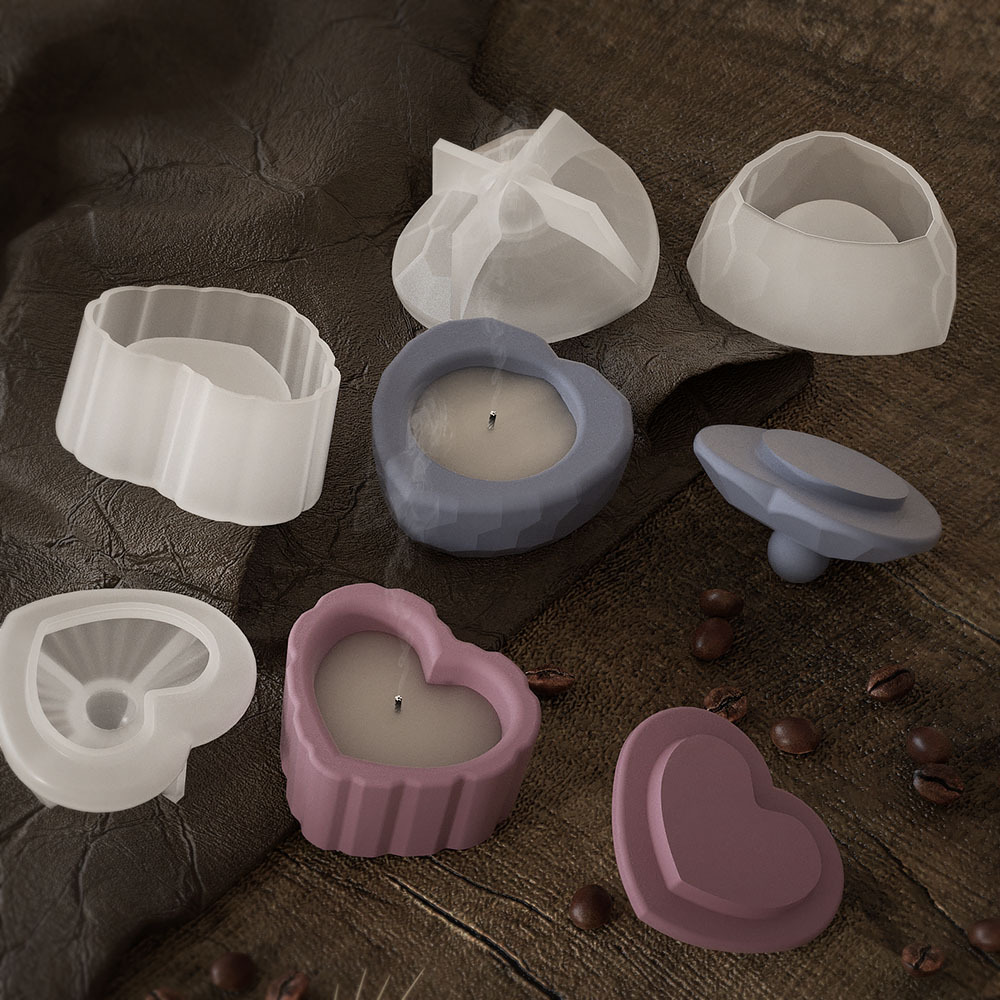 Strip Love Shape Candlestick M - Candle Making Class recension och pris