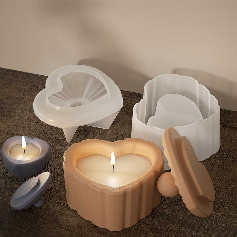 Strip Love Shape Candlestick M - Candle Making Class recension och pris