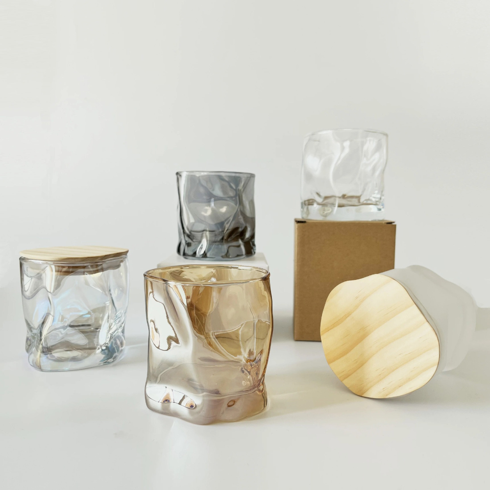 Twist Tea Cup Candle Jar Glass - Candle Making Jars With Lids recension och pris