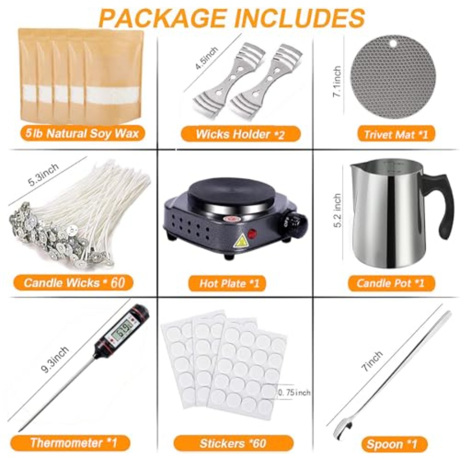 Candle Making Kit with for Adu - Candle Making Wax Melter recension och pris