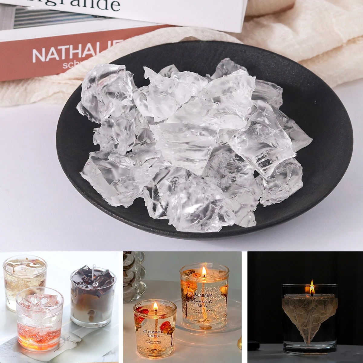 1pc Large Rock Gesture Silicon - Candle Making Class recension och pris
