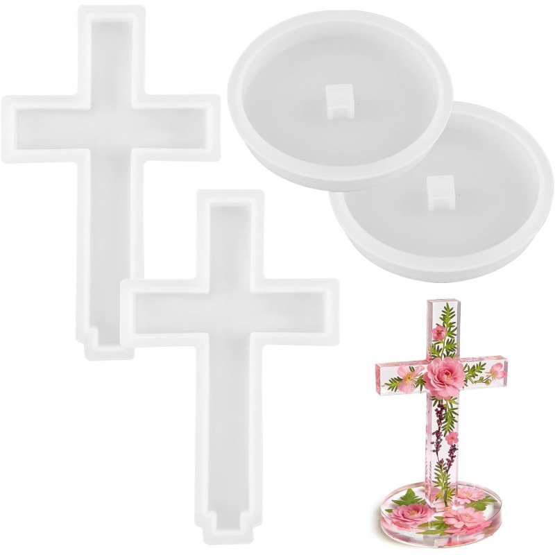 Two silicone molds with a base - Candle Making Class recension och pris