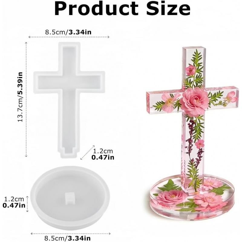 Two silicone molds with a base - Candle Making Class recension och pris