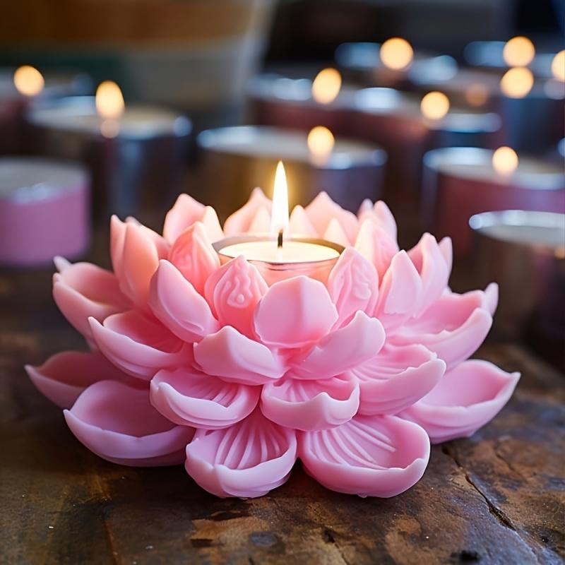 1PC Lotus Flower Candle Mold S - Candle Making Class recension och pris