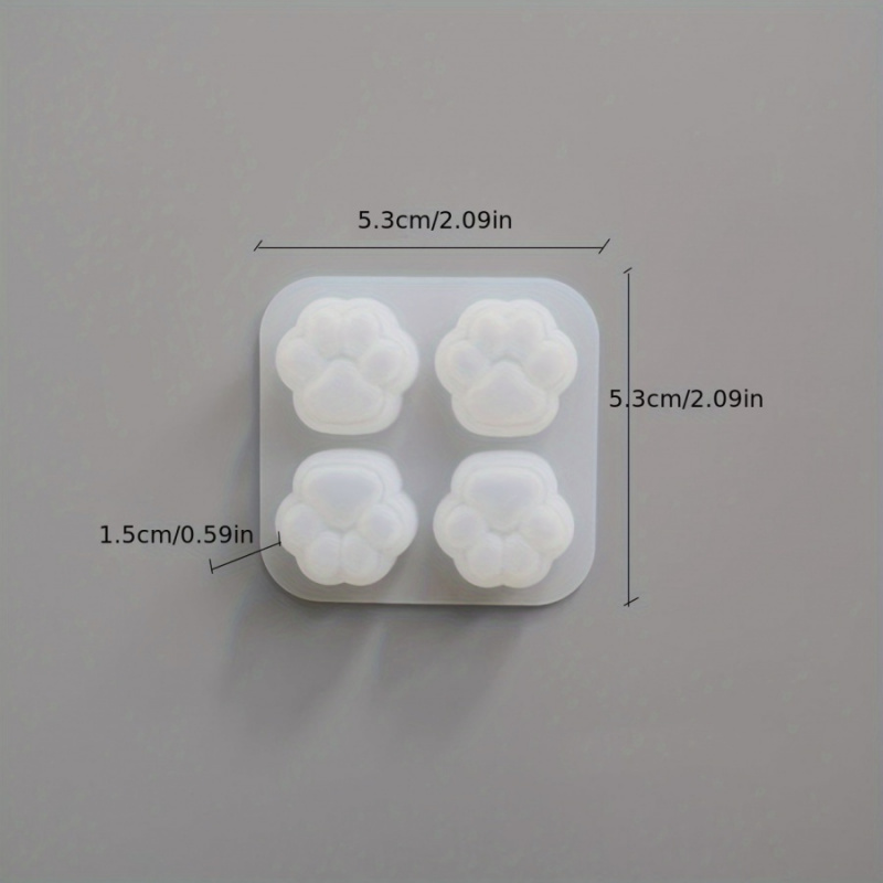 1Cat Paw Pattern Silicone Mold - Candle Making Class recension och pris