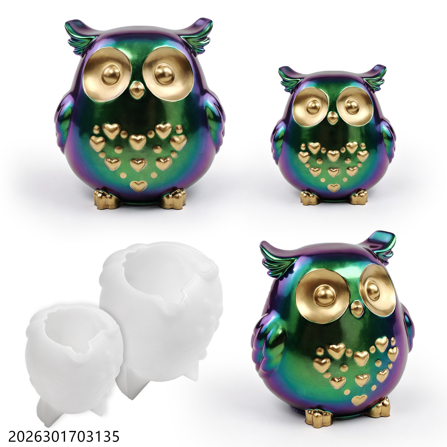 Owl Silicone Mold 3D Bird Shap - Candle Making Class recension och pris