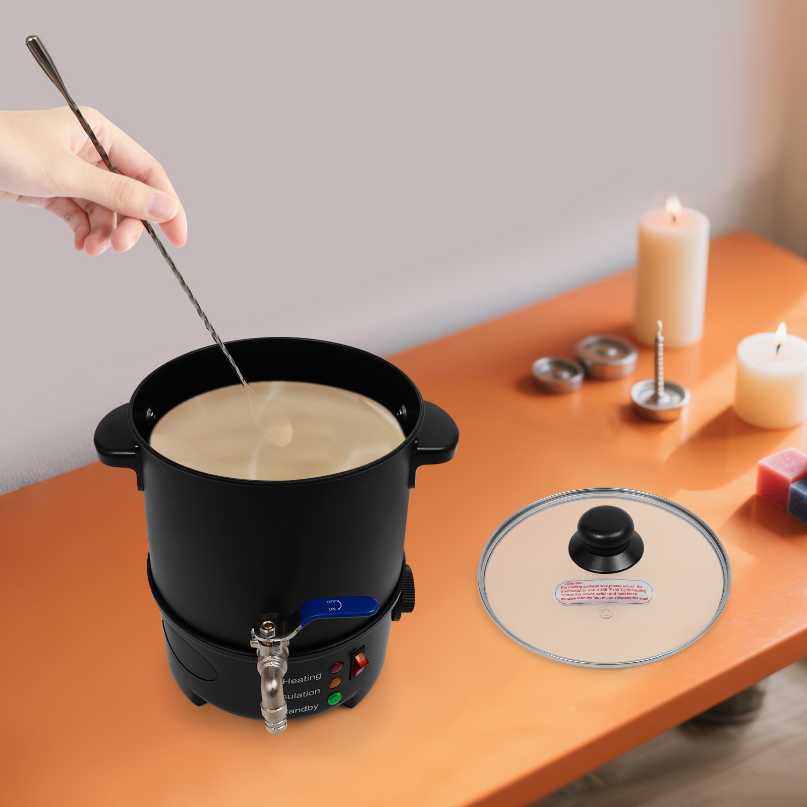 4L Wax Melter for Candle Makin - Candle Making Temperature recension och pris