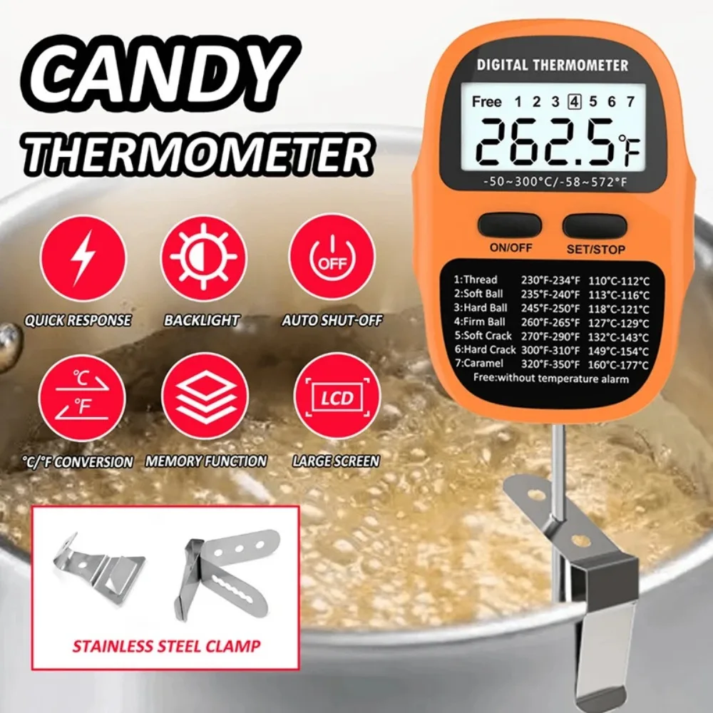Digital Kitchen Thermometer Th - Thermometer Candy Candle recension och pris