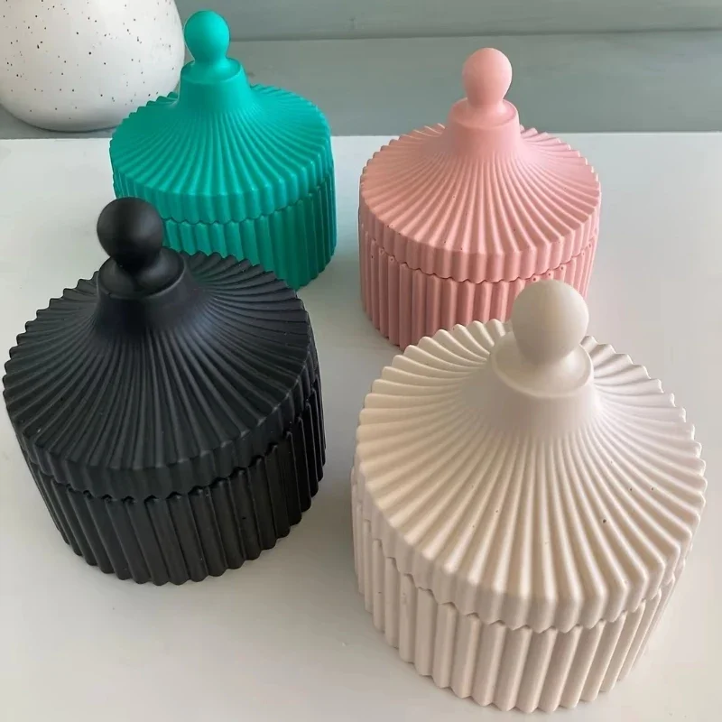 1 Set Silicone Candle Jar Mold - Candle Making Jars With Lids recension och pris
