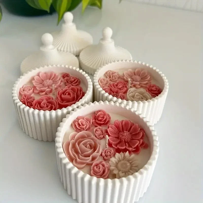 1 Set 2026 New model Silicone  - Candle Making Jars With Lids recension och pris