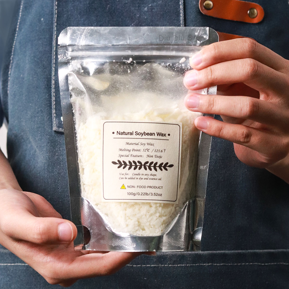 1KG Natural Soy Wax Granular S - Candle Making Wax Melter recension och pris