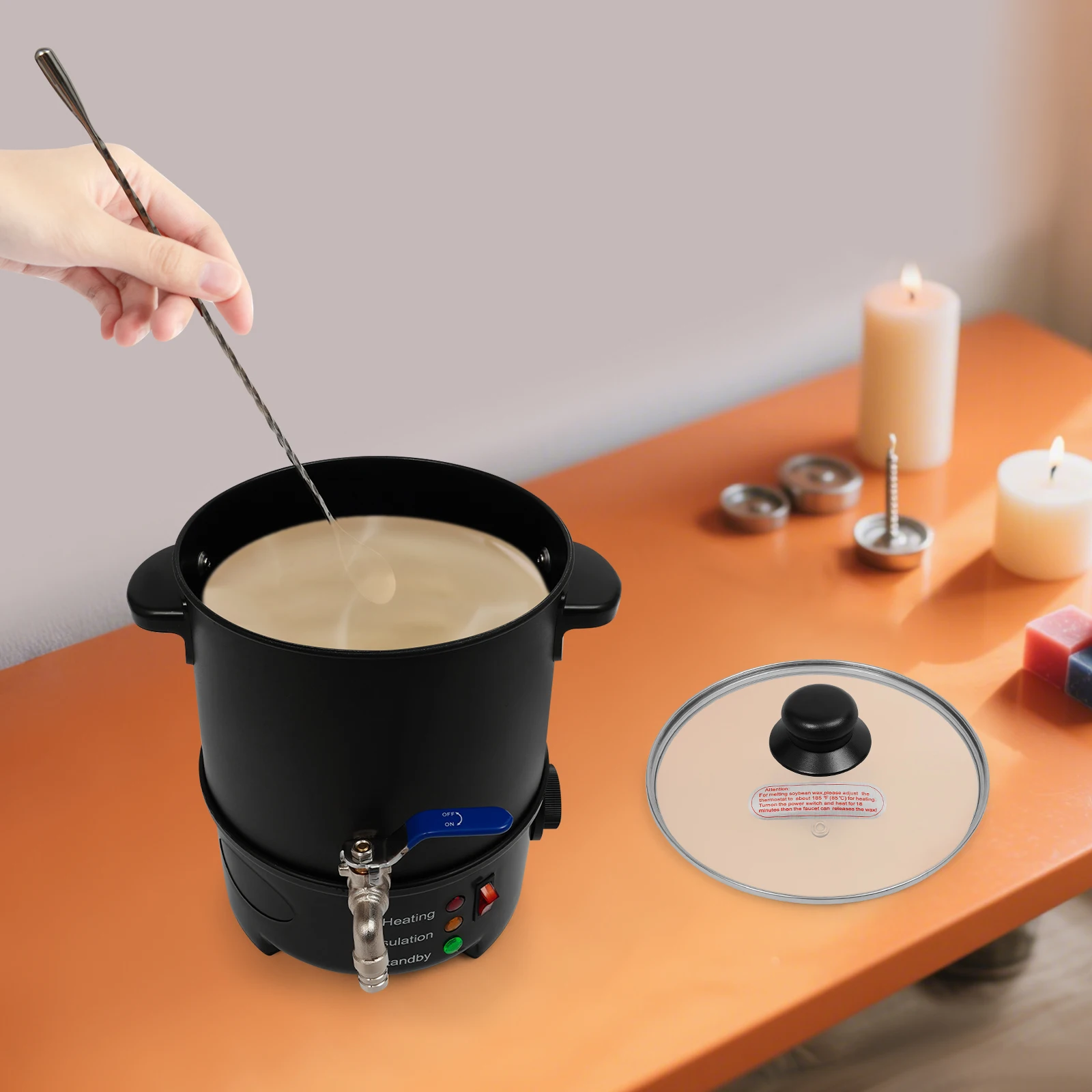 4L Electric Wax Melter, 600W 1 - Candle Making Wax Melter recension och pris