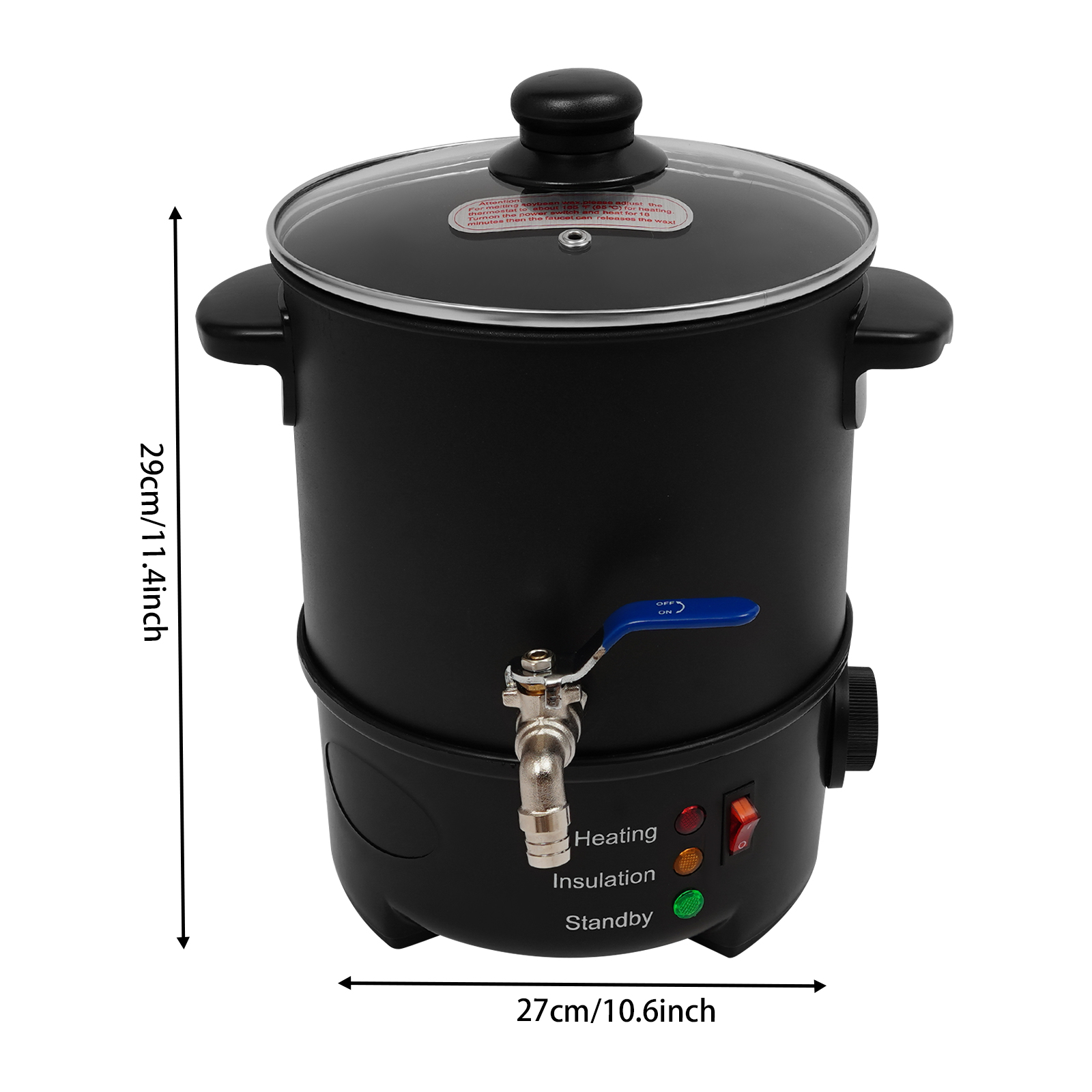 4L Electric Wax Melter, 600W 1 - Candle Making Wax Melter recension och pris