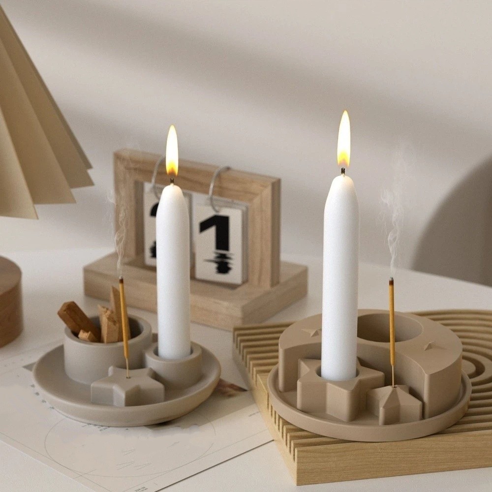 Handmade Moon Candlestick Sili - Candle Making Temperature recension och pris