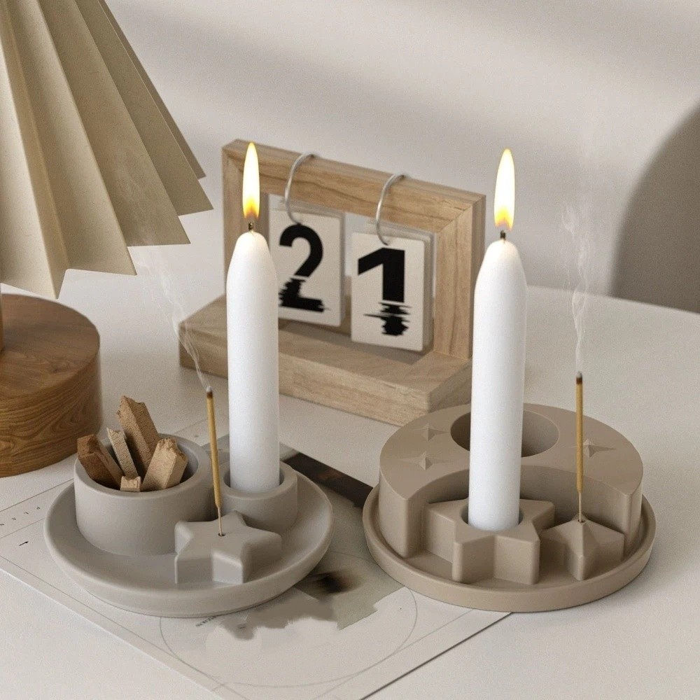 Handmade Moon Candlestick Sili - Candle Making Temperature recension och pris