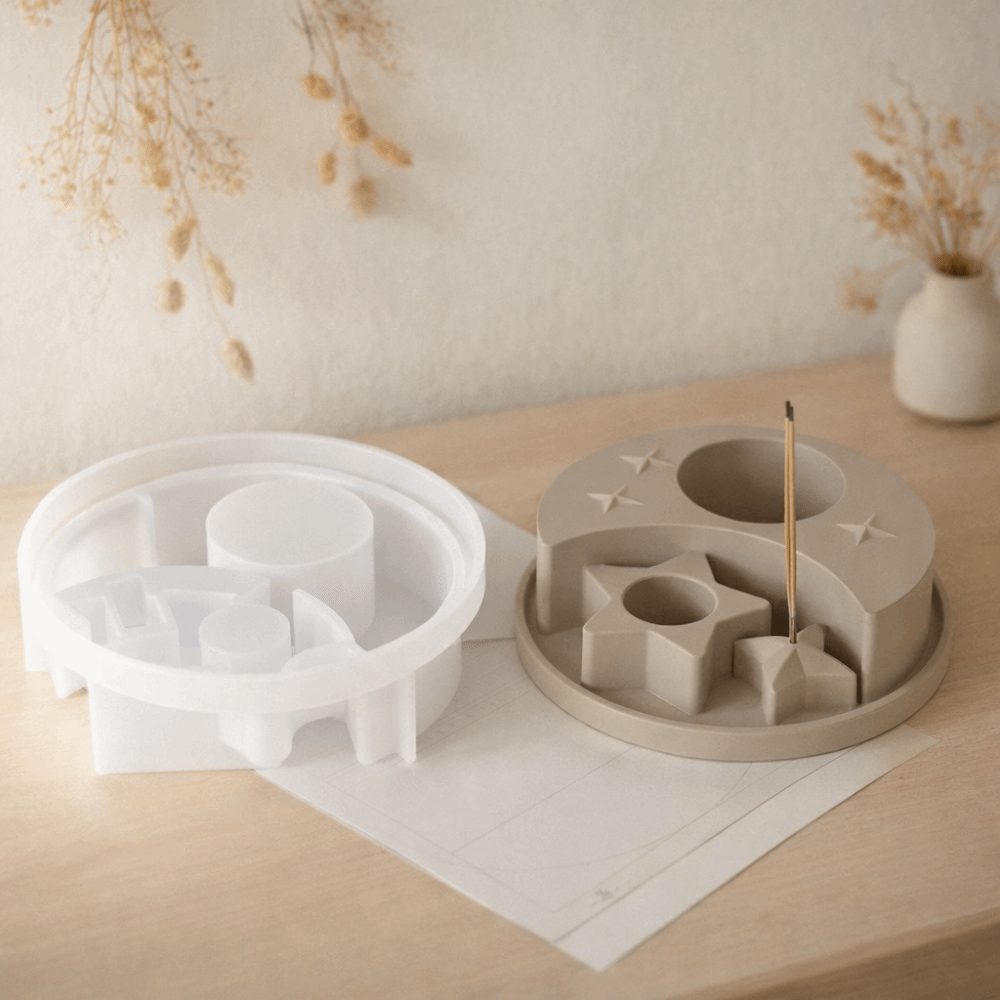 Handmade Moon Candlestick Sili - Candle Making Temperature recension och pris