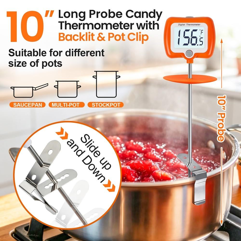 Rotatable Display Digital Ther - Thermometer Candy Candle recension och pris