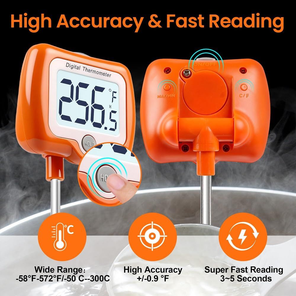 Rotatable Display Digital Ther - Thermometer Candy Candle recension och pris